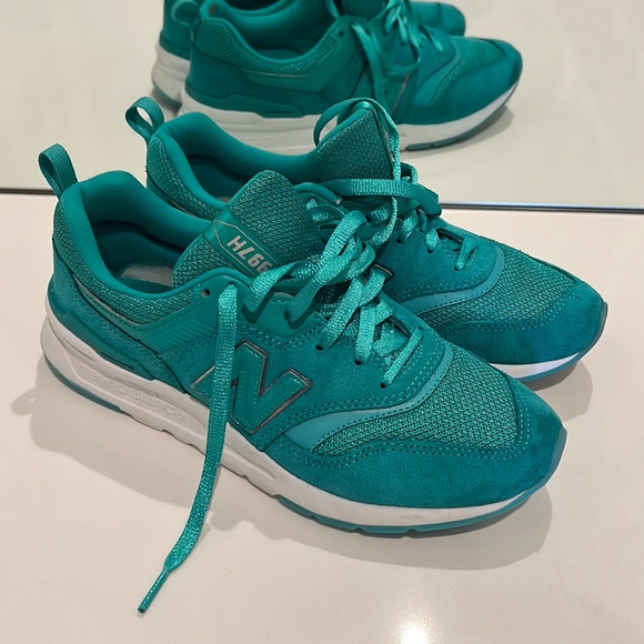New Balance Shoes New Balance 997h Teal Sneakers 75 Poshmark